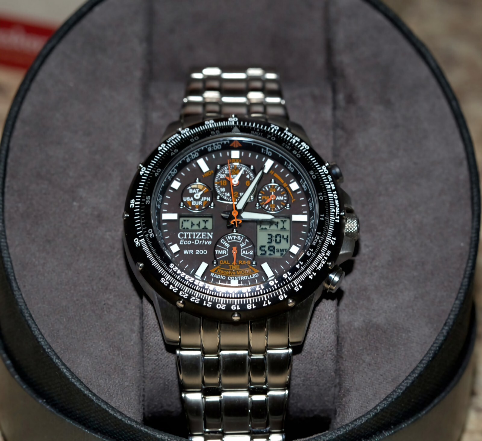 Citizen EcoDrive SkyHawk Black Men's Wristwatch JY001050E eBay