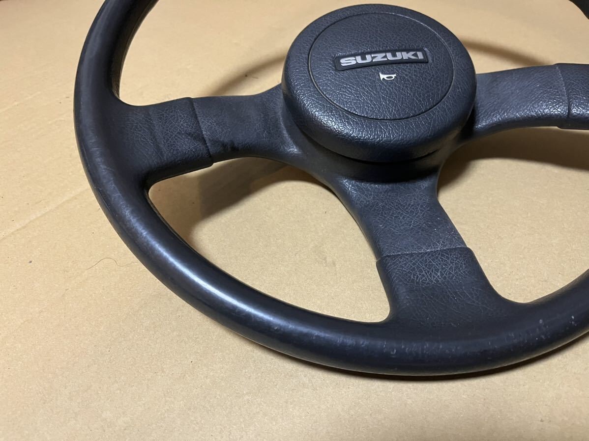 JDM Suzuki SAMURAI Jimny JA11 Steering Wheel OEM Genuine KEI CAR