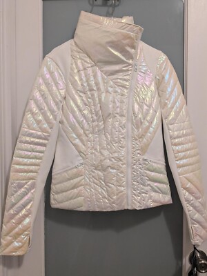 Blanc Noir women s motion panel puffer jacket in Oyster   With tags, never worn