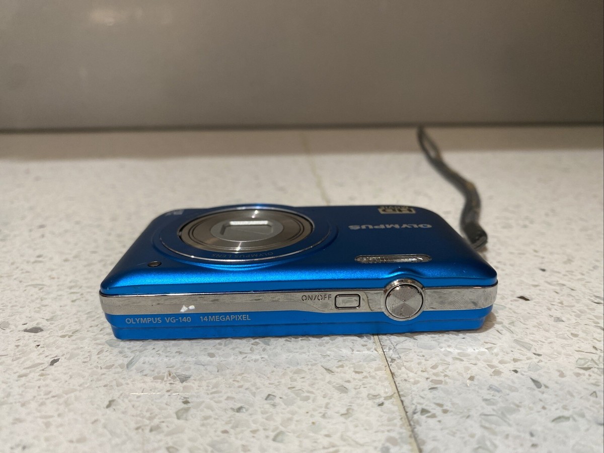 Olympus VG-140 Black Digital Camera 14MP CCD Sensor 5x Wide