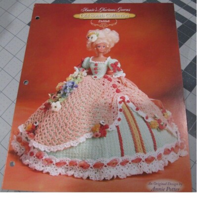 ANNIE'S GLORIOUS GOWNS OLD SOUTH COLLECTION DELILAH CROCHET LEAFLET