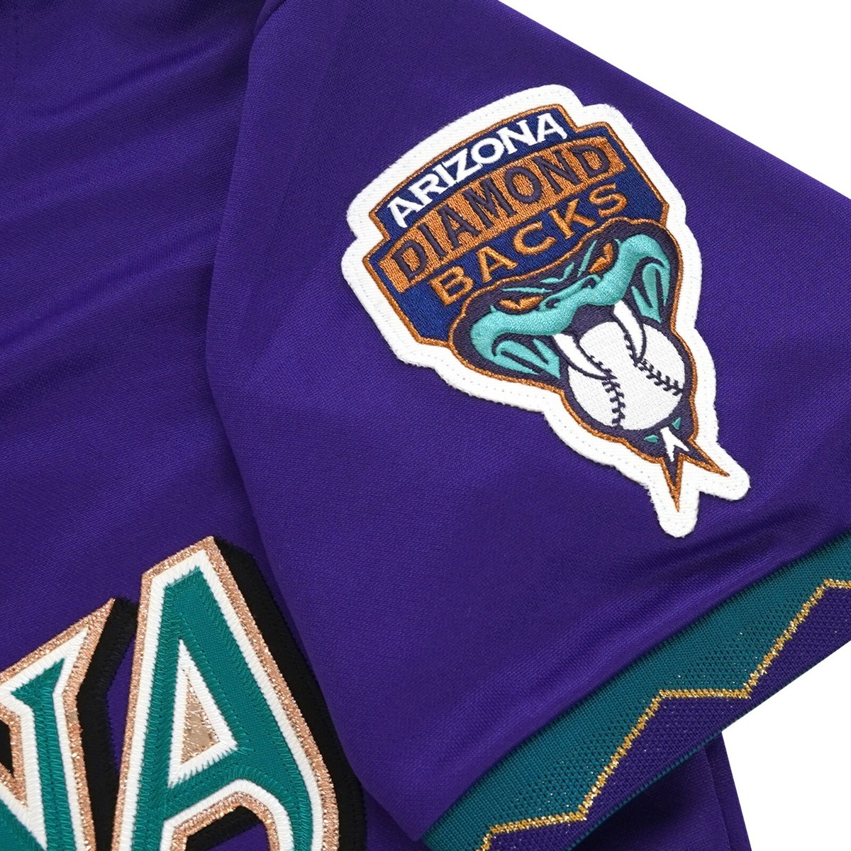 Randy Johnson Arizona Diamondbacks 2001 World Series Alt Purple