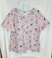 Tweety Bird Looney Tunes Medical Scrub Top Women's Size XXL - D27