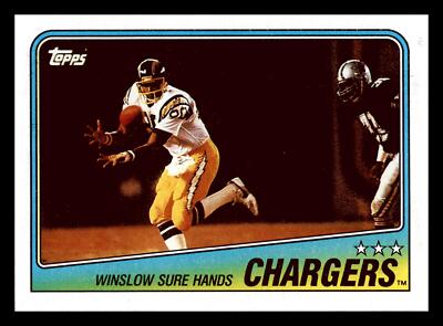 1988 Topps Chargers Team Leaders Kellen Winslow #203 San Diego Chargers Mint
