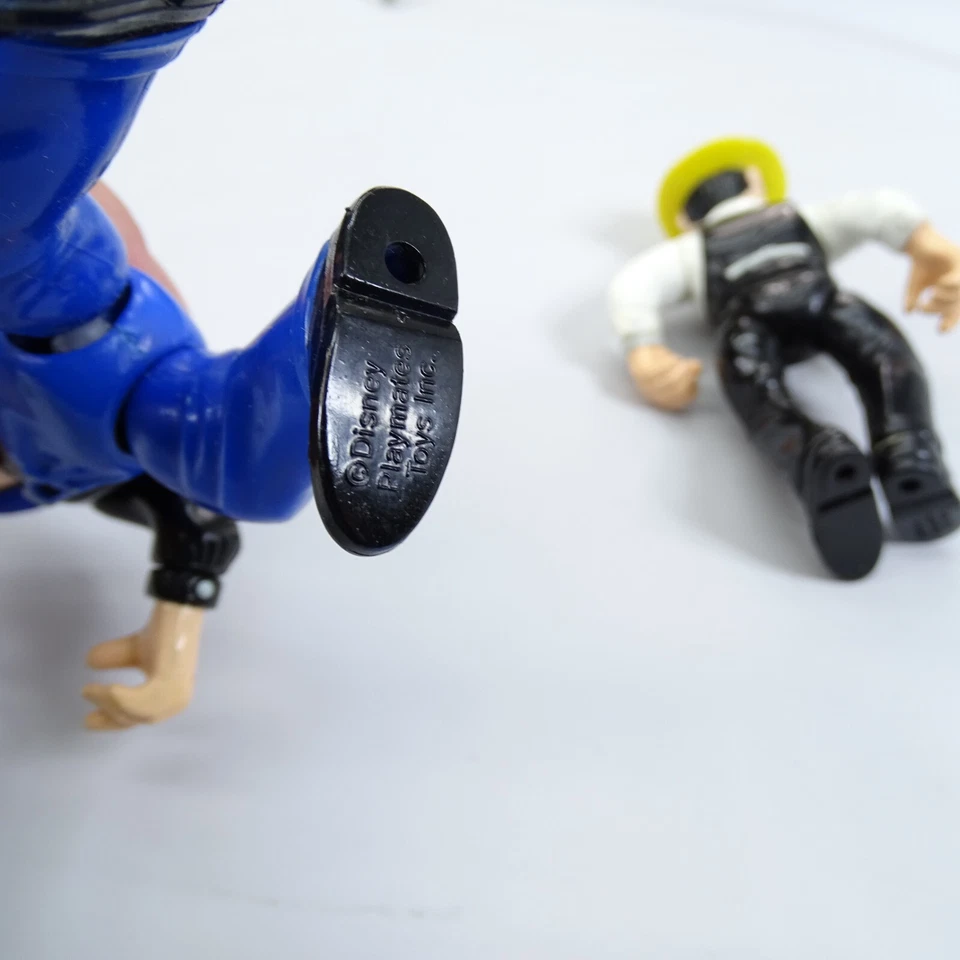 Lote de 2 figuras de acción 1990 Dick Tracy Itchy Playmates Toys Foto 3 de 3