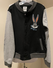 LOONEY TUNES Kids Youth Bugs Bunny Jacket Coat - Sz 10/12