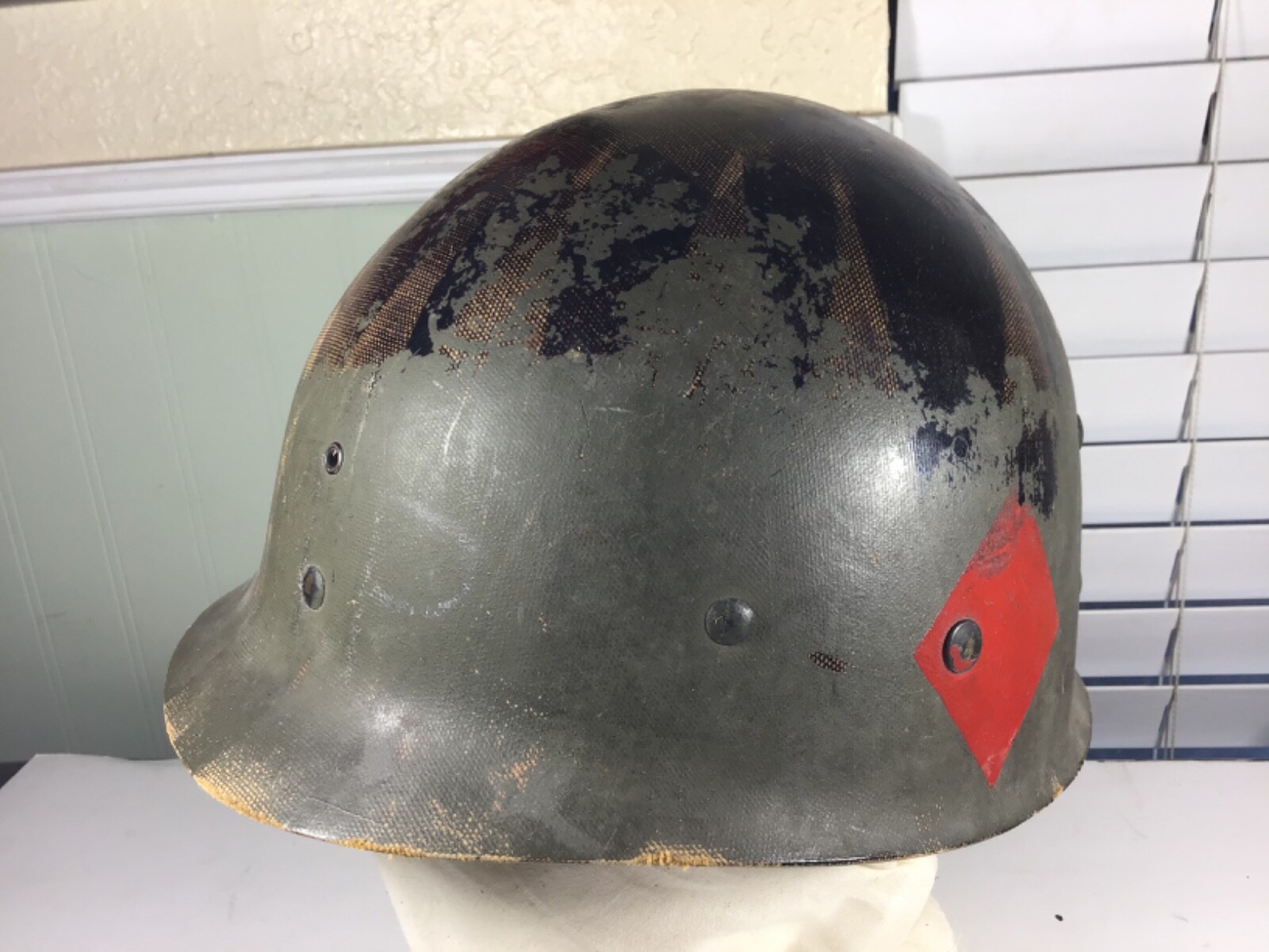 WW2 CAPAC M1 Helmet Liner with Diamond Marking eBay