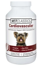 VetClassics Cardiovascular Tablets For Dogs, 120 Chewable Tablets