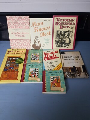 9 x Haushaltstipps und -tipps Bücher - Reinigung - Kochen - Heilmittel - Kinderbetreuung