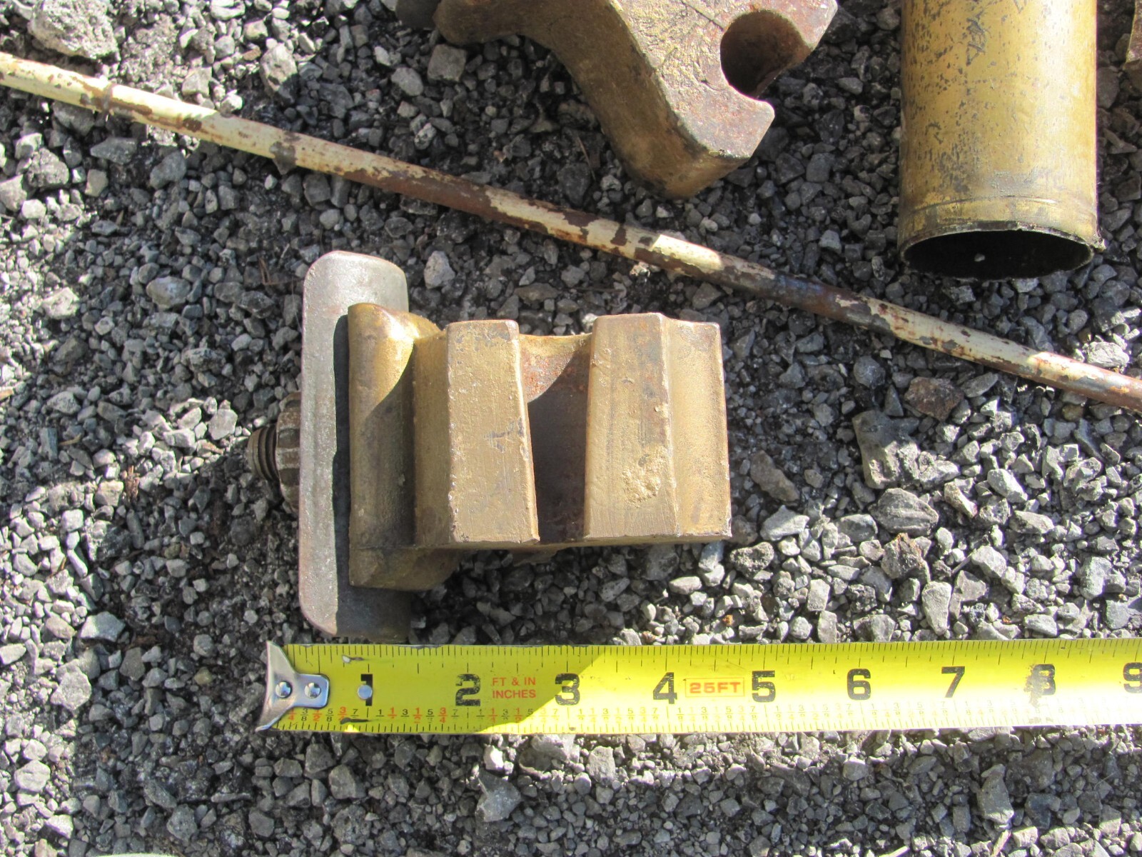 Set 4 AntiqueVintage Cast Iron Bed Rails 74" tapered dropin end Twin