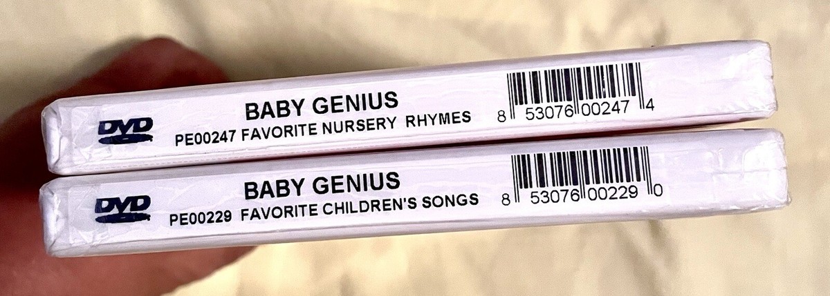 2 DVDs Baby Genius: Favorite Children's Songs & Favorite Nursery
