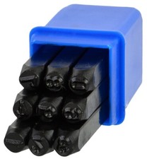 Schlagzahlen Einschlagzahlen 9-teilig Einschlagstempel Zahlen Stempel Set 5 mm