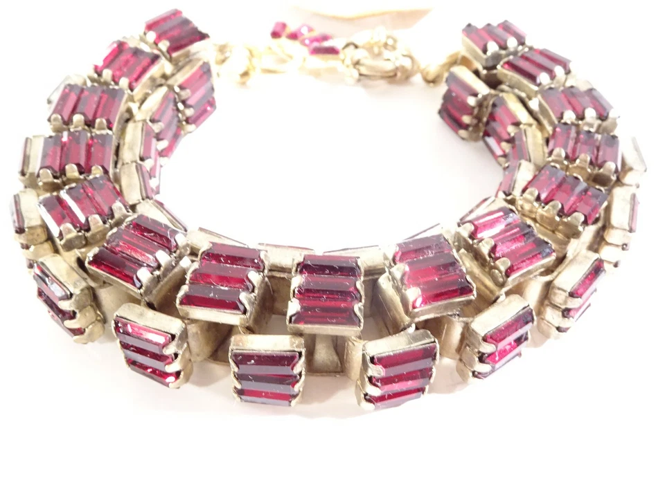 Pulsera Lee Angel for Neiman Marcus para mujer Ombre Baguette caja eslabones nueva con etiquetas 245 Foto 2 de 2