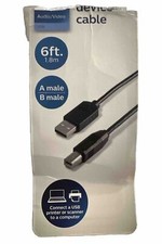 Philips USB 2.0 Device Cable - 6ft