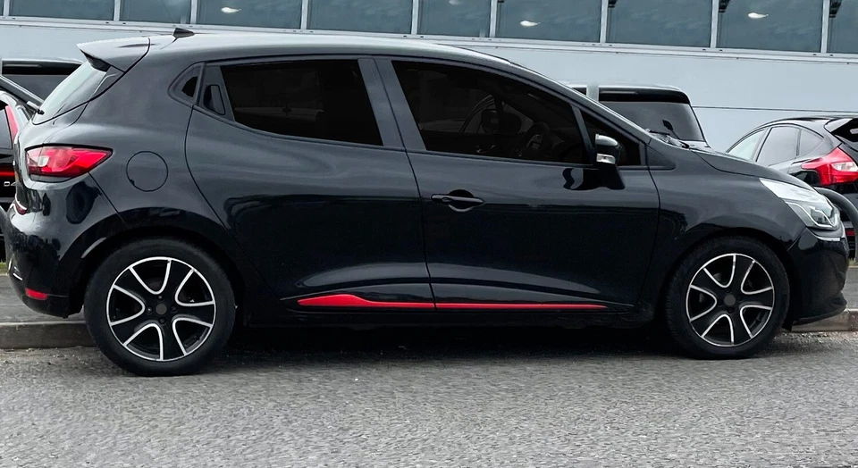 Red Steel Side Door Streamer Trim To Fit Renault Clio IV (2012-19) - Image 2 of 3