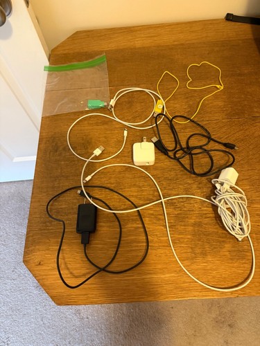 Assortment of Older OEM Apple Cables and HDMI Cables, and old PC Mouse Adapter!