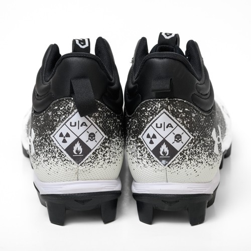 Under Armour Spotlight Franchise RM 2.0 Football Cleats 3025083-001 - Men Sz 16 - Picture 4 of 16