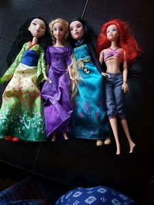 disney barbie doll set