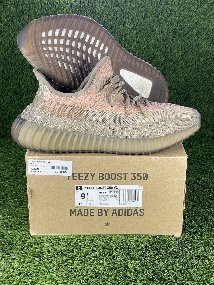 CLEAN! Adidas Yeezy Boost 350 V2 Sand Taupe Size 9.5 FZ5240