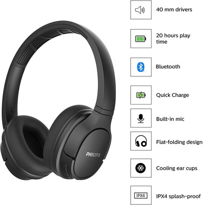 ipx4 over ear headphones