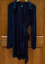 Wild Fable Wrap Dress, Black Size Large