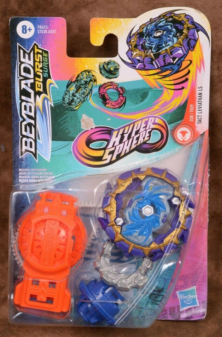 Pião BEYBLADE Lançador Hypersphere Tact Leviathan L5