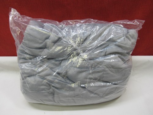 Ella Jayne 20lb Reversible Anti-Anxiety Weighted Blanket White/Grey T4103921 - Picture 6 of 8
