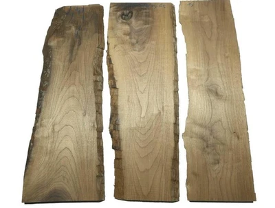 3x Walnussholz Nussbaumholz 83x21-30cm x 18mm #N7 - Bild 1 von 4