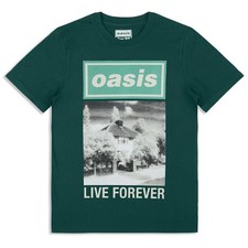 Image of Oasis Live Forever Single Cover T Shirt