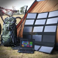 ALLPOWERS 100W Foldable Solar Panel  Solar Charger for Laptop refurbished