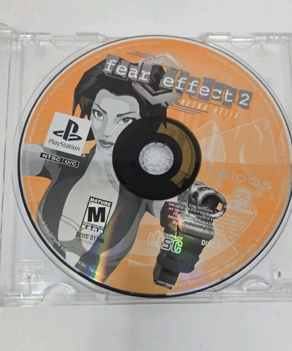 FEAR EFFECT 2 Retro Helix PLAYSTATION psx ps1 ALL 4 GAME DISCS ONLY Tested WORKS - Picture 2 of 9