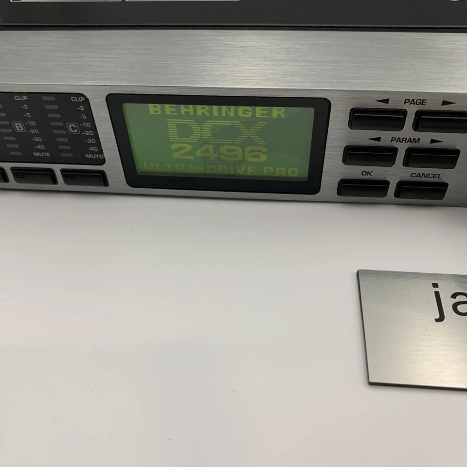 Behringer DCX2496 Ultra-Drive Loudspeaker Management System From Japan - Image 4 of 4