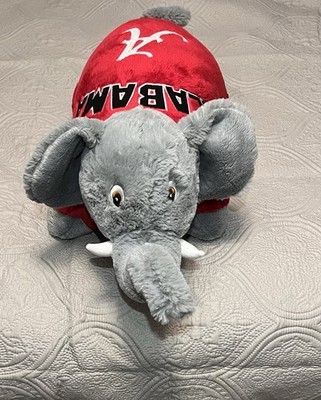 Alabama Crimson Tide 18'' Plush Pillow Pet Elephant Bama Roll Tide 2009 NCAA 
