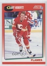 1991-92 Score Canadian Gary Roberts #199 0i6