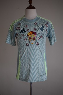 Mexiko 2024 Dia de Muertos selten besticktes Shirt Original Adidas Camiseta Futbol