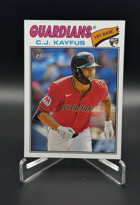 Topps Heritage 2026 C.J. Kayfus RC Rookie Cleveland Guardians #364