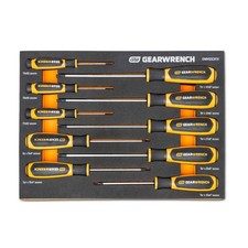 Torx Dual Material Screwdriver Set w/EVA Foam Storage Tray (10-Piece)