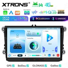 9" 8+128GB Autoradio für VW Golf 5 6 Passat B6 EOS Android 8-Kern GPS Navi QLED