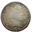 1916-S Barber Silver Dime - LIBERTY Visible - Final Year Issue - FREE SHIPPING!!