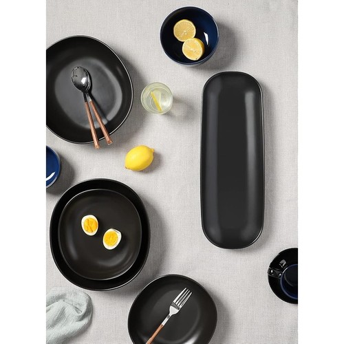Large Porcelain Serving Bowls Set of 4 Multi-Purpose Tableware Kitchen Dishes US - Picture 28 of 36