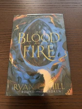 Of Blood and Fire SIGNED & NUMBERED by Ryan Cahill INKSTONE Books Hardcover