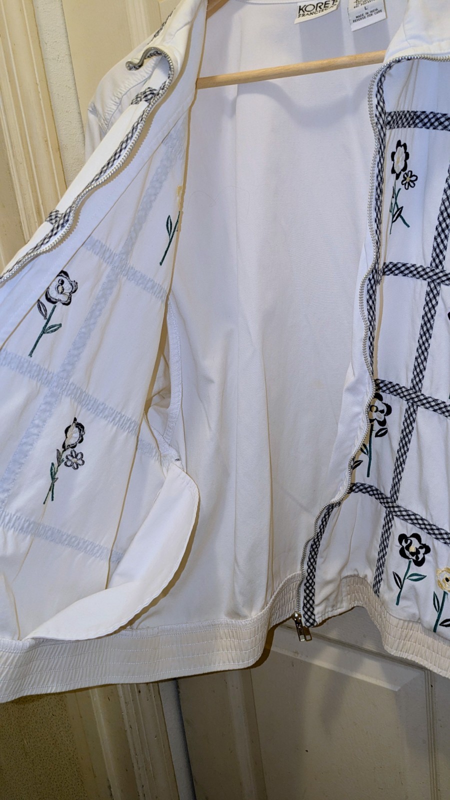 Vintage Koret Francisca Patchwork Embroidered Jac… - image 4