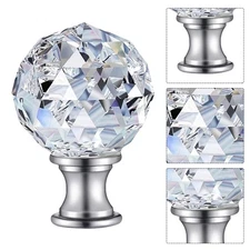 3 Count Lamp Shade Finial Knob for Lampshade Crystal Finials Shades