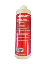Husky Synthetic Blend Air Compressor Oil 16 fl oz (473 mL) New Unopened