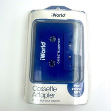 iWORLD CASSETTE ADAPTER iPOD iPHONE MP3 MODEL CA-4099 2015 Tape Player Car