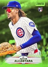 Kevin Alcantara 2025 Topps Stadium Club Lime Green #91 (RC) Chicago Cubs