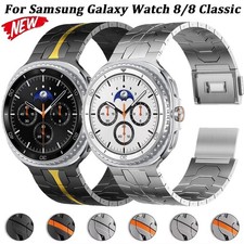 Titanium Band For Samsung Galaxy Watch 8/Classic/Ultra 47mm Metal Business Strap