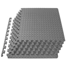 ProsourceFit Puzzle Exercise Mat, EVA Foam Interlocking Tiles, Protective