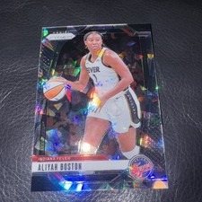 Aliyah Boston 2024 Panini Prizm WNBA Cracked Ice #3 Indiana Fever