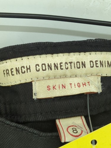 French Connection Women's Jeans UK 8 Black Cotton with Elastane Skinny - Picture 5 of 5